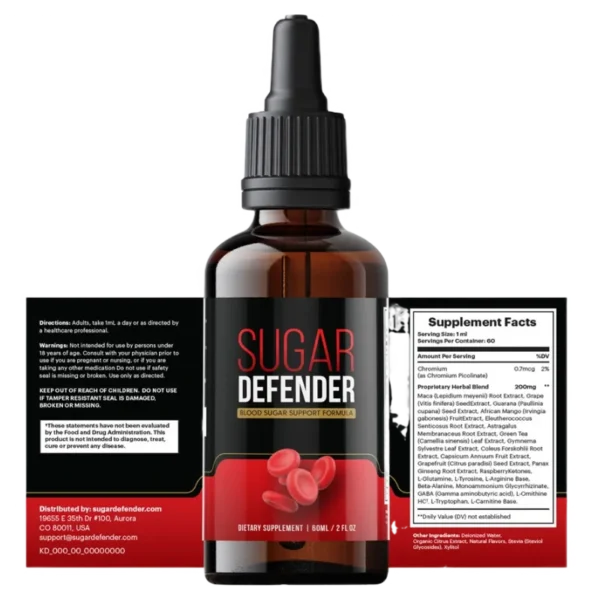 Sugar Defender back